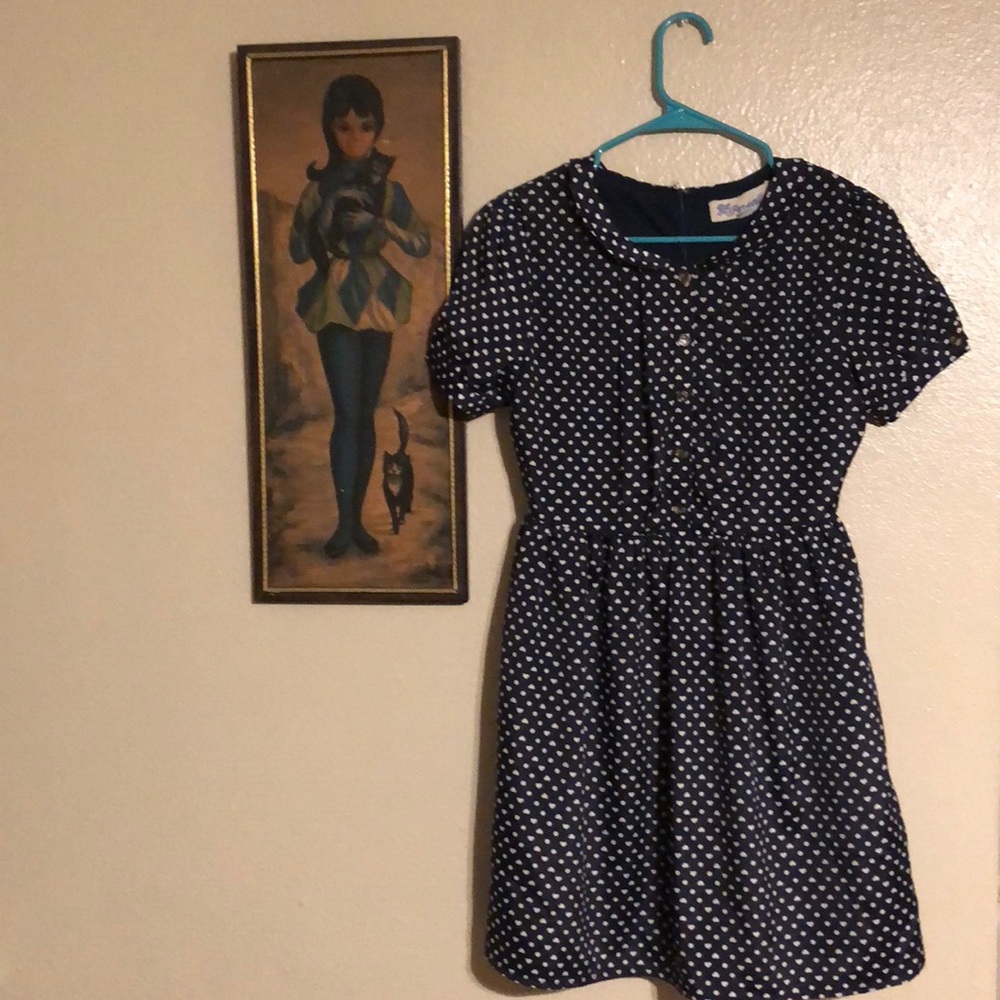 Peter pan collar Paraella polka dot Dr ess